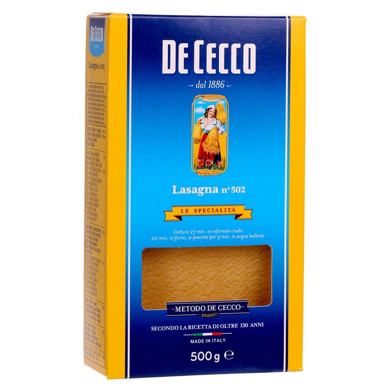 Massa Lasanha De Cecco 500G (8001250001757)