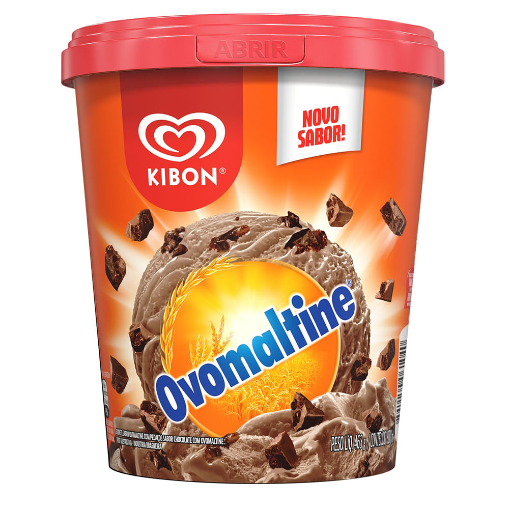 Sorvete Kibon Ovomaltine 800ml