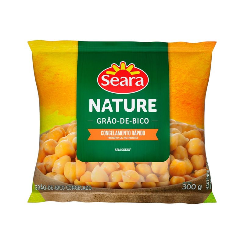 Grão de bico congelado Seara Nature 300g (7894904260225)