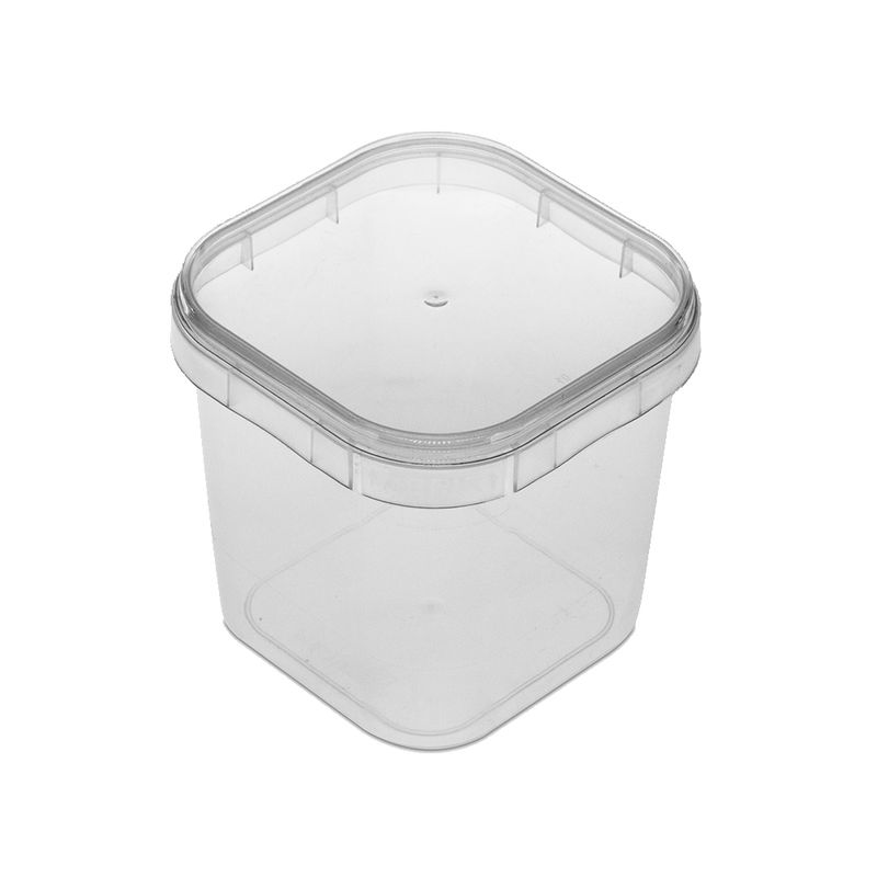 Pote Descartável Plastilania 220Ml Quadrado (7898603984659)