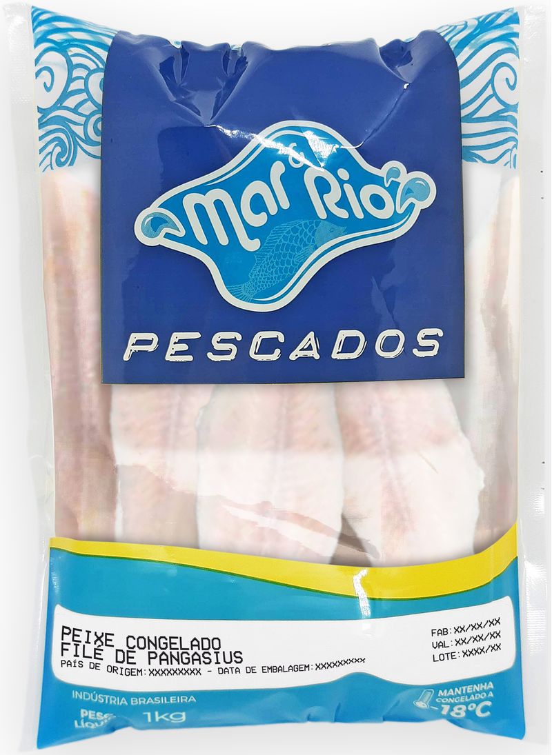 Filé de pangasius Mar Rio 1kg (7908090301737)