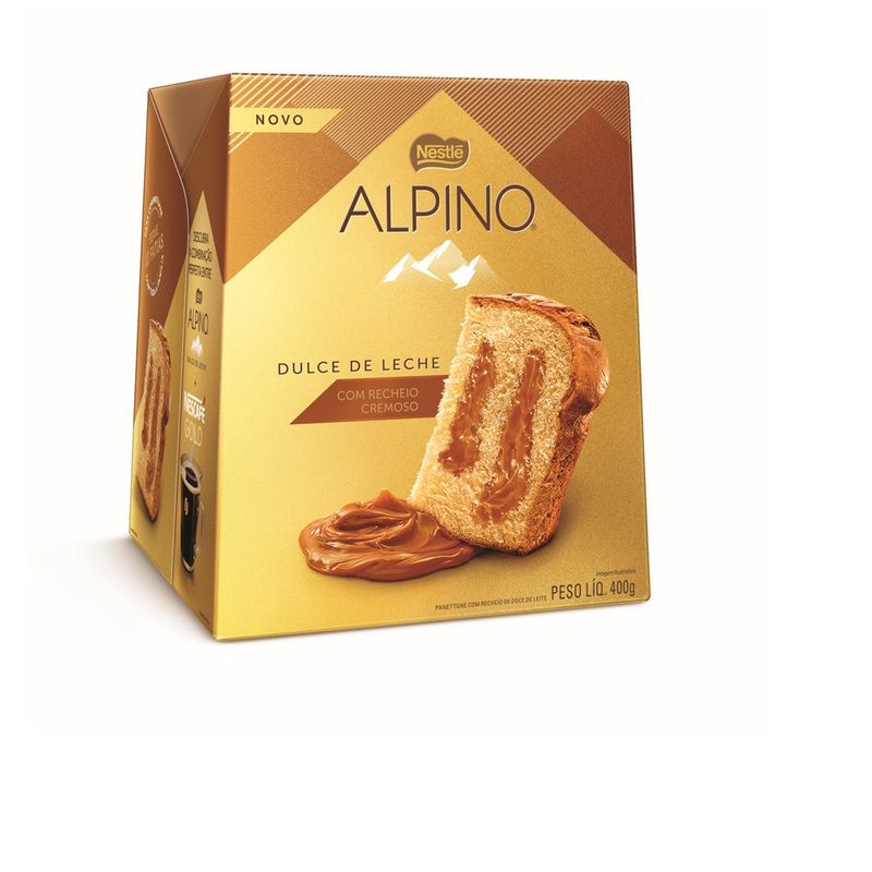 Panettone ALPINO Doce de Leite 400g (7891000350041)
