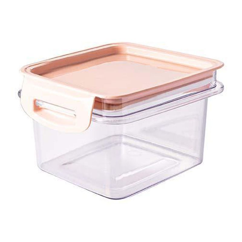 Porta Mantimento Trava Mais Plasútil Cristal Quadrado 380ml (7899808878866)