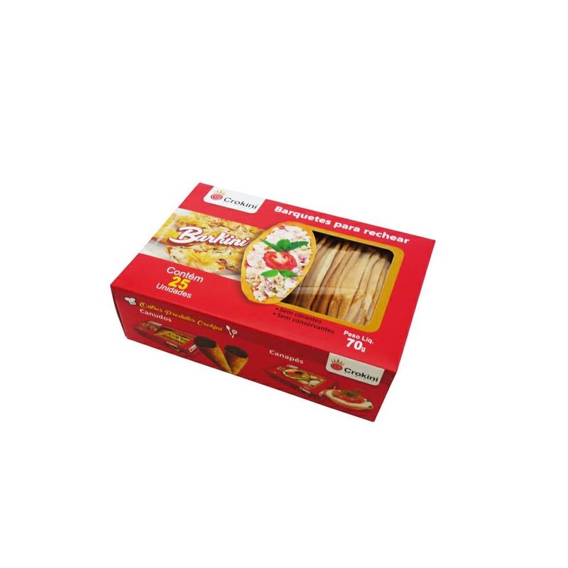 Barquete Crockini para rechear 70g (7893595199364)