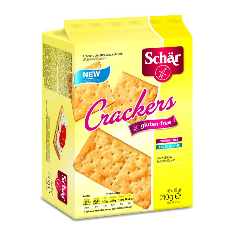 Biscoito Schar Sem Glúten Sem Lactose 210g (8008698016671)