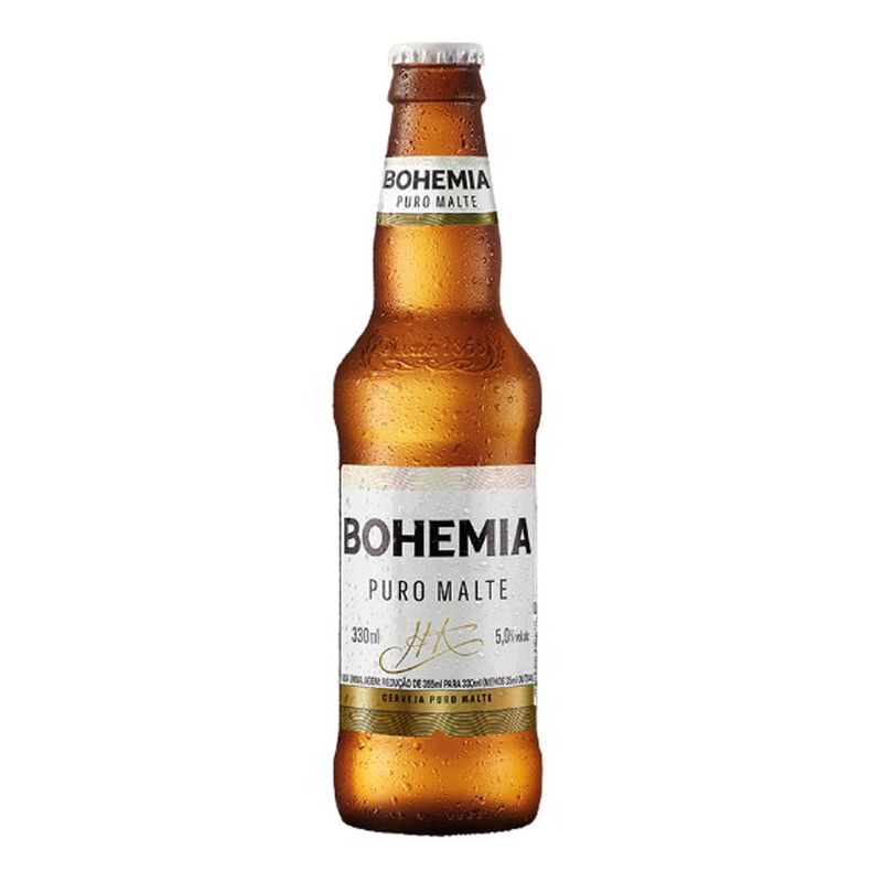 Cerveja Bohemia Puro Malte Long Neck 330ml (7891991302791)