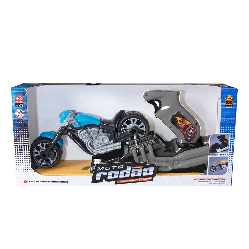 Brinquedo Moto Rodão Disparador Bs Toys (7898002435585)