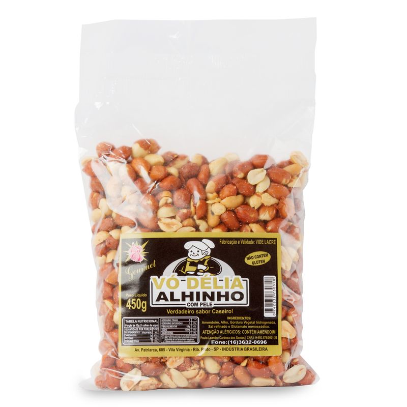 Amendoim Salg Vo Delia 400g Com Alho Com (742832730358)