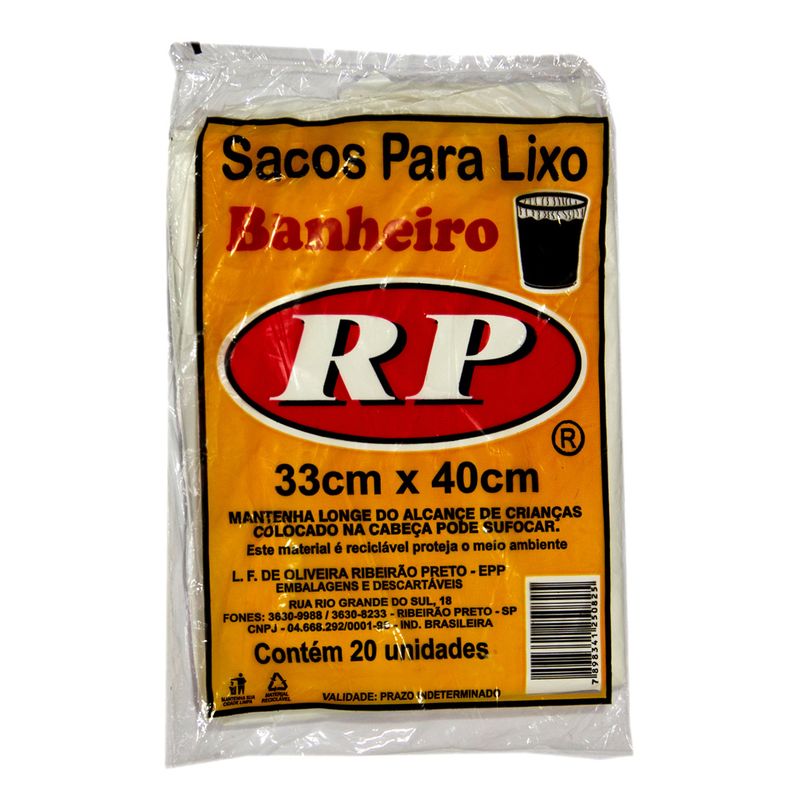 Saco Lixo Rp Banheiro Com 20 (7898341250825)
