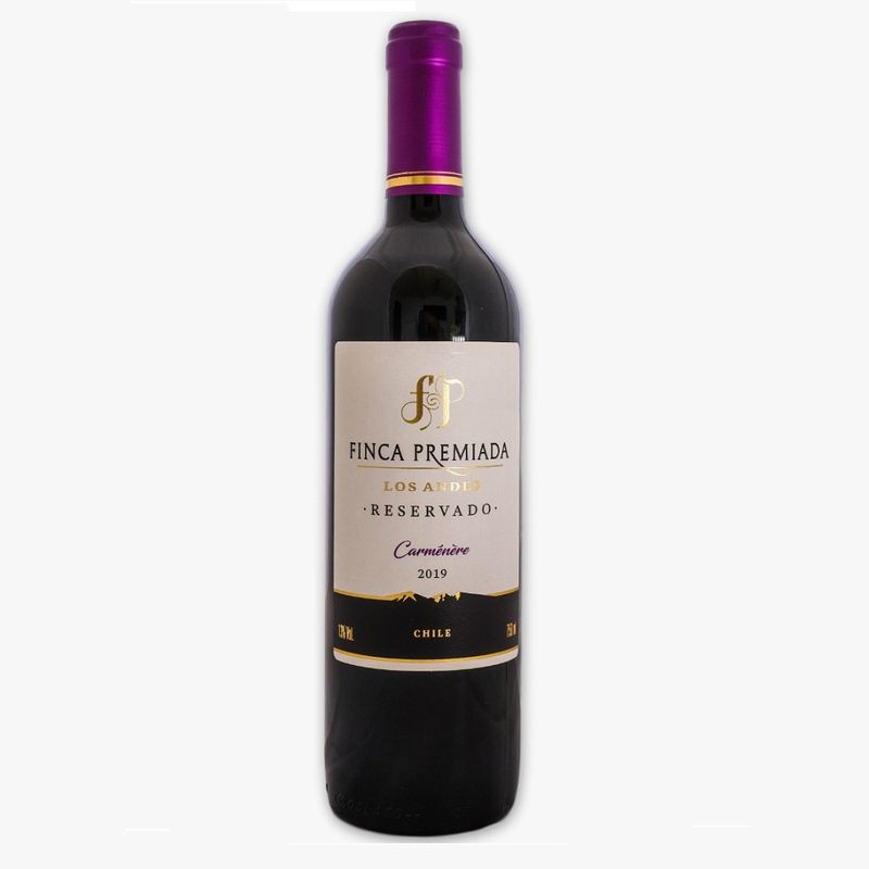 Vinho Chileno Finca Premiada 750ml Reservado Carmenere (7898949172062)