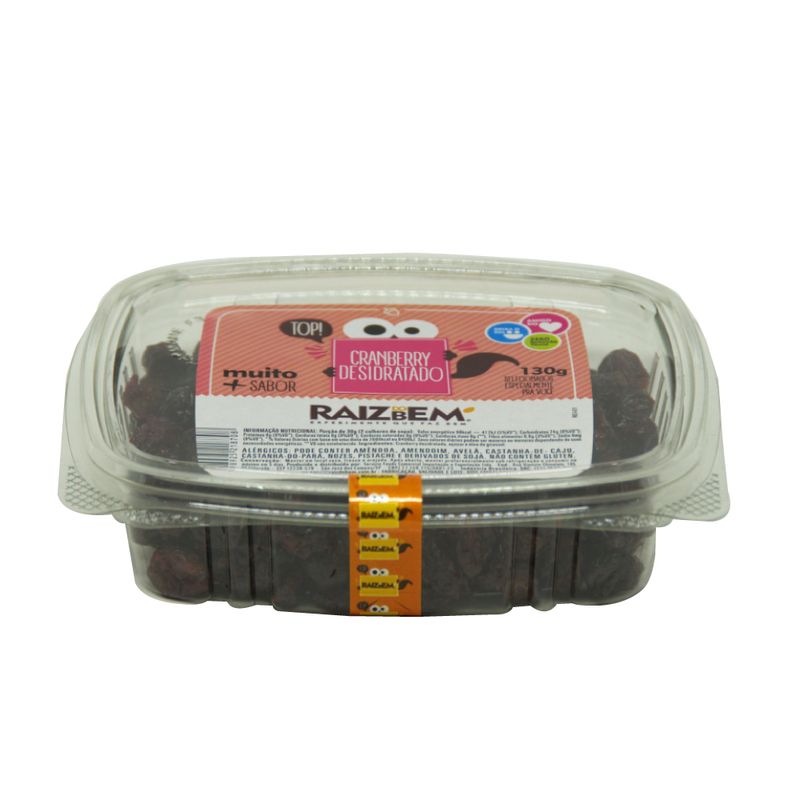 Cranberry Raiz Do Bem 130g Desidratado (7898925218708)