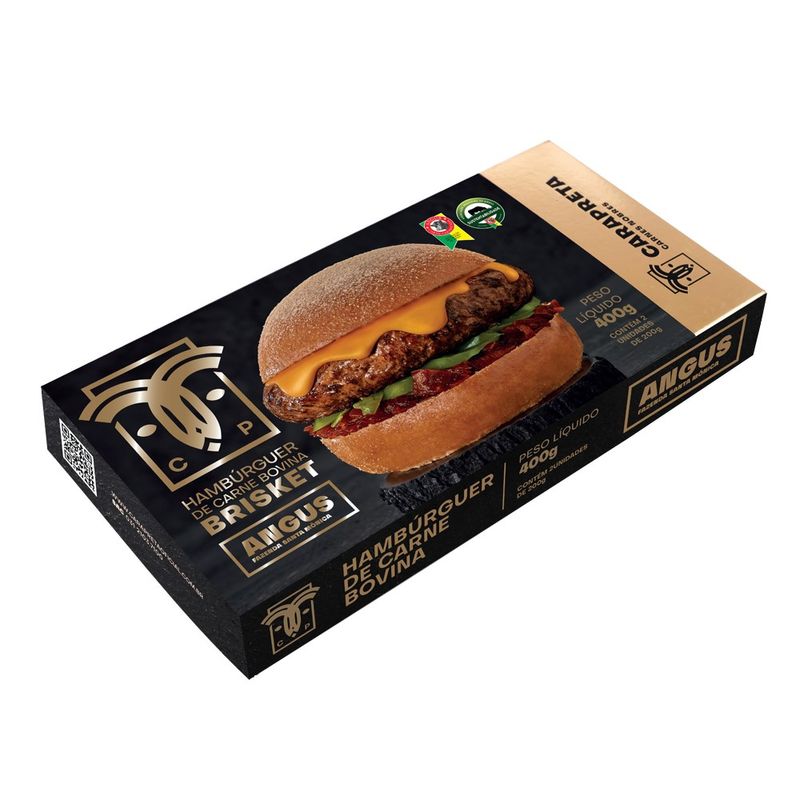 Hamburguer Carapreta 400g Bovino Brisket (7908267516711)