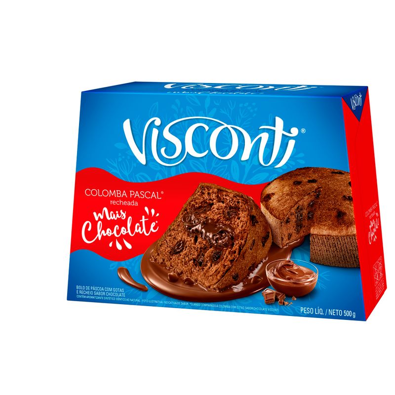 Colomba Mais Chocolate Visconti 500g (7891962057422)