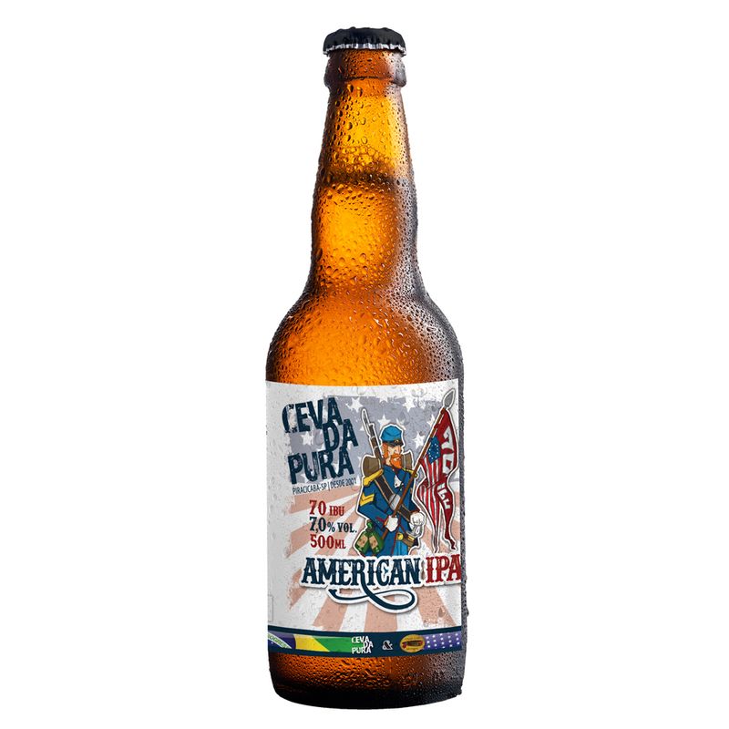 Cerveja Cevada Pura American Ipa 500ml (7898942301377)