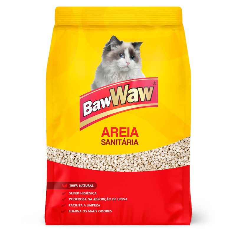 AREIA SANITARIA BAW WAW GATO (7899306000059)