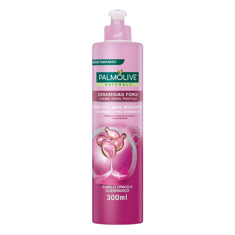 Creme Pentear Palmolive Naturals 300ml Ceramidas Force (7509546659541)