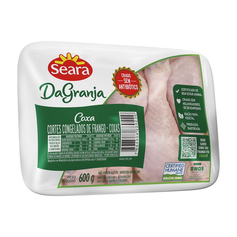 Coxa bandeja DaGranja 600g (7894904220236)