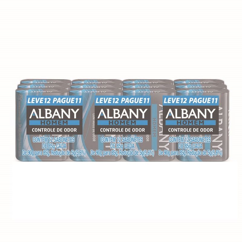 Sabonete Albany 85g Homem Controle Odor (7897664171787)
