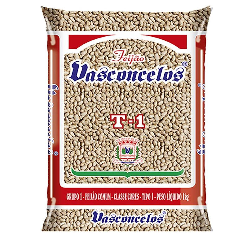 Feijão carioca Vasconcelos 1kg (7898949924180)