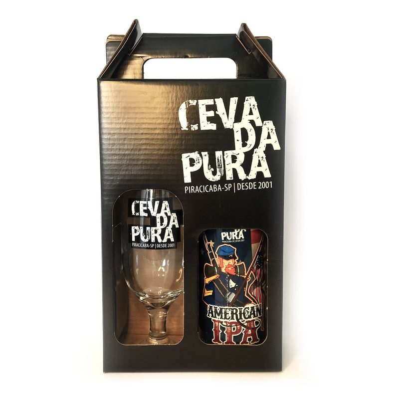 Cerveja Cevada Pura Ipa Com Copo American 473ml (7898964581511)