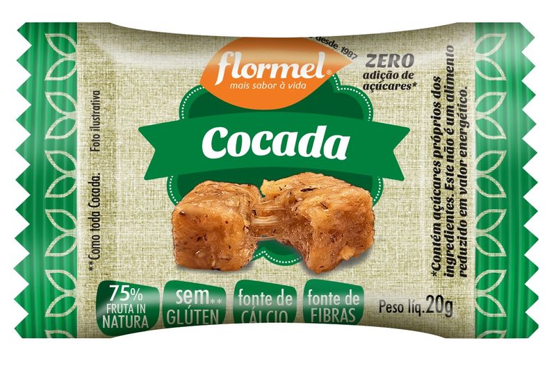 COCADA-FLORMEL-20G-ZERO
