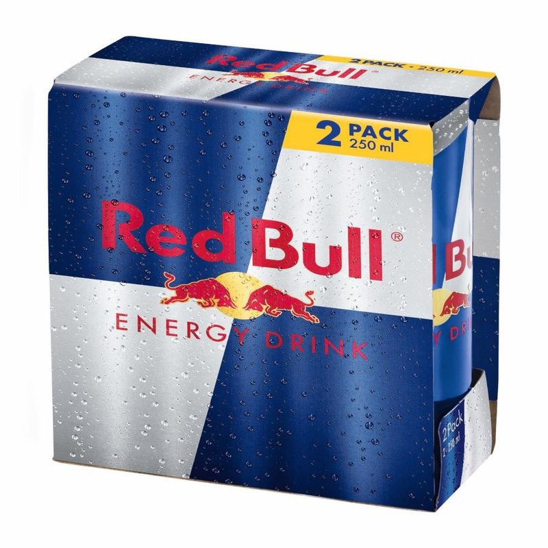 Energético Red Bull Energy Drink 250ml Com 2 Latas (9002490247300)
