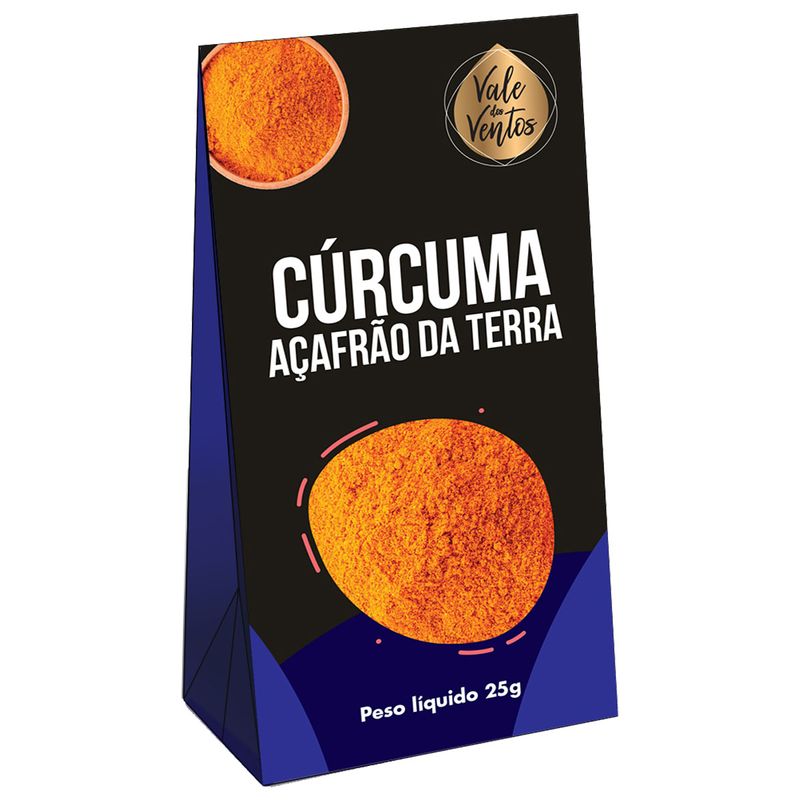 Cúrcuma Açafrão Da Terra Vale Dos Ventos 25g (7898970769071)