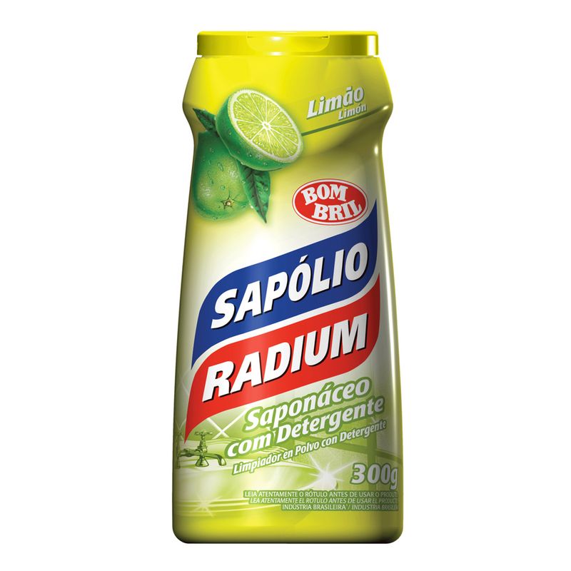 Limpador Saponáceo Pó Sapólio Limão 300g (7891022851366)
