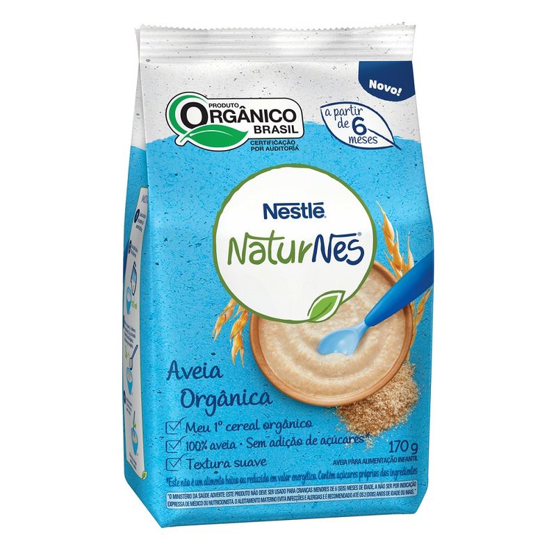 Papinha Nestlé Sachê Aveia Orgânica 170g (7891000310793)