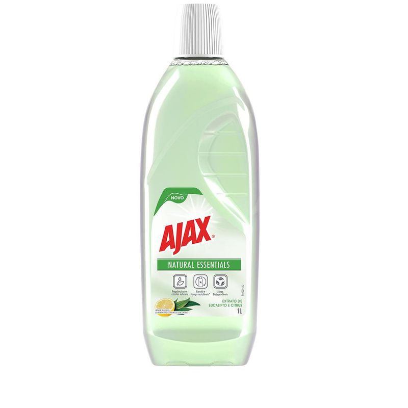 Limpador Diluível Ajax Naturals Eucalipto e Citrus 1L (7509546662763)