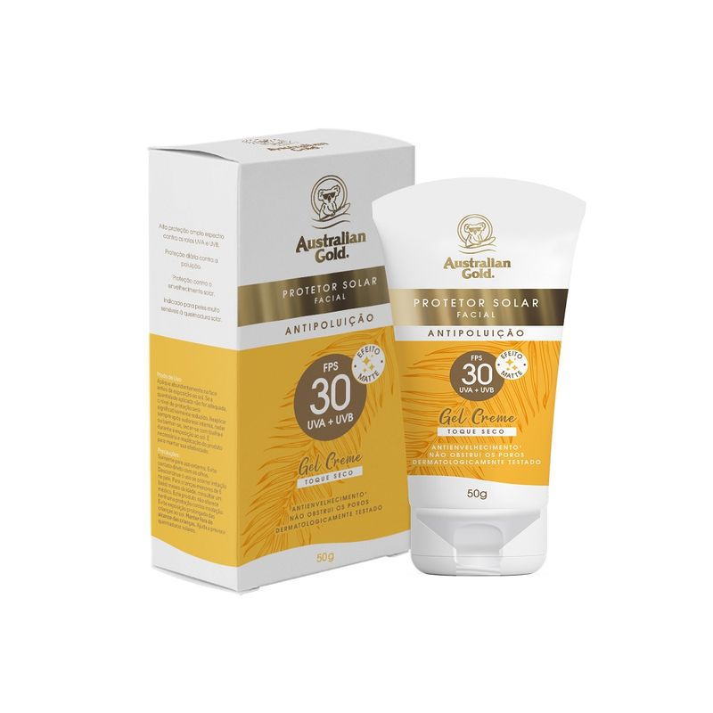 Protetor solar facial FPS30 Australian Gold 50g (7891033777327)