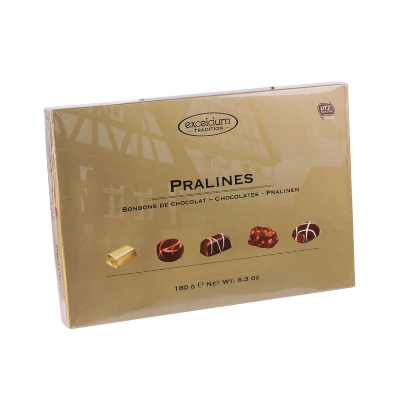 Bombom Excelcium Recheado Avelã Dourado 180g (5400265035918)