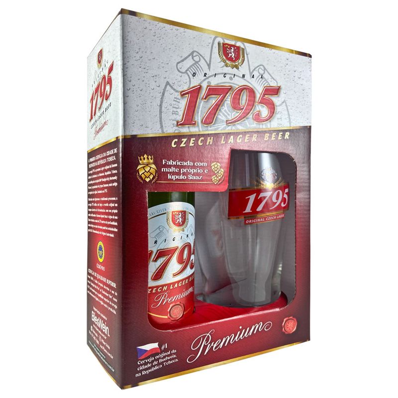 Kit Cerveja 1795 500ml + Copo (7898648691055)