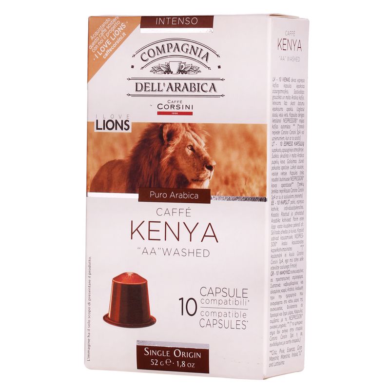 Bebida Máquina Corsini 52g D Arábica Kenya (8001684910540)