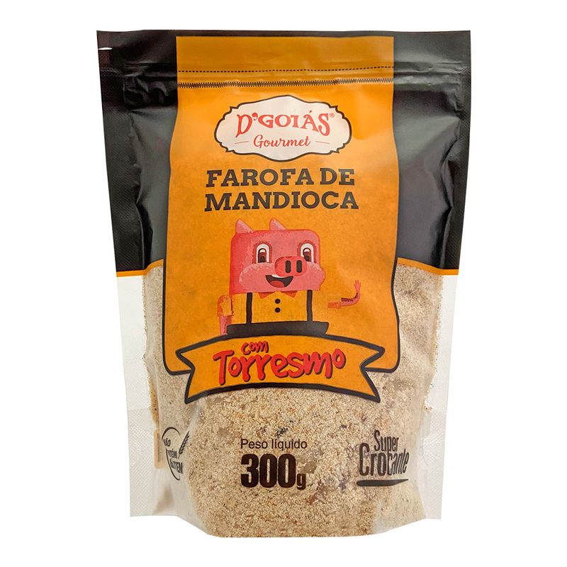 Farofa Pronta Dgoias Mandioca Torresmo 300g (7898912222237)