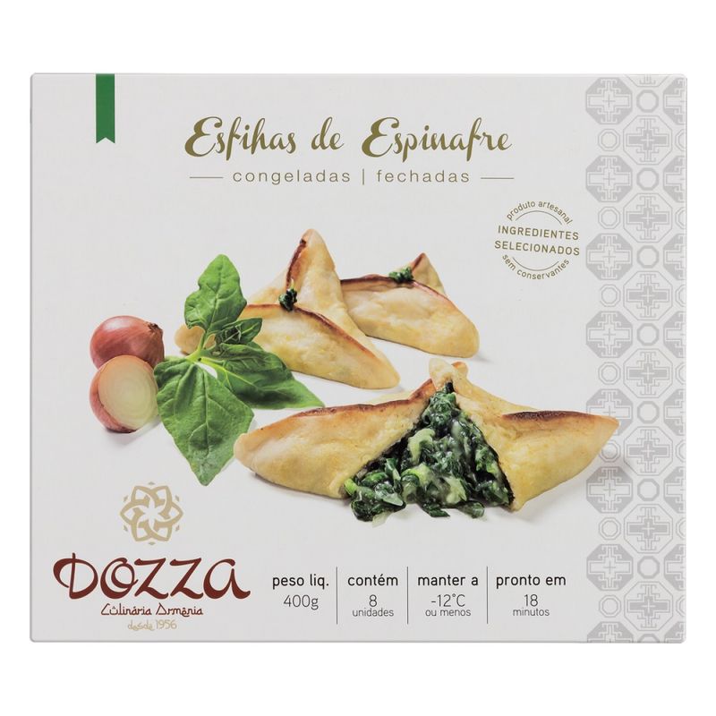 Esfiha Fechada Espinafre Dozza 400g Congelada (7898959869051)