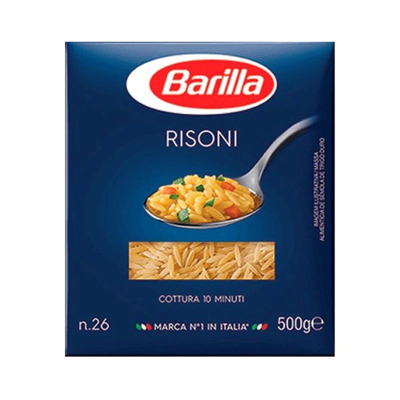 Macarrão Risoni Grano Duro Barilla 500g (8076809579100)