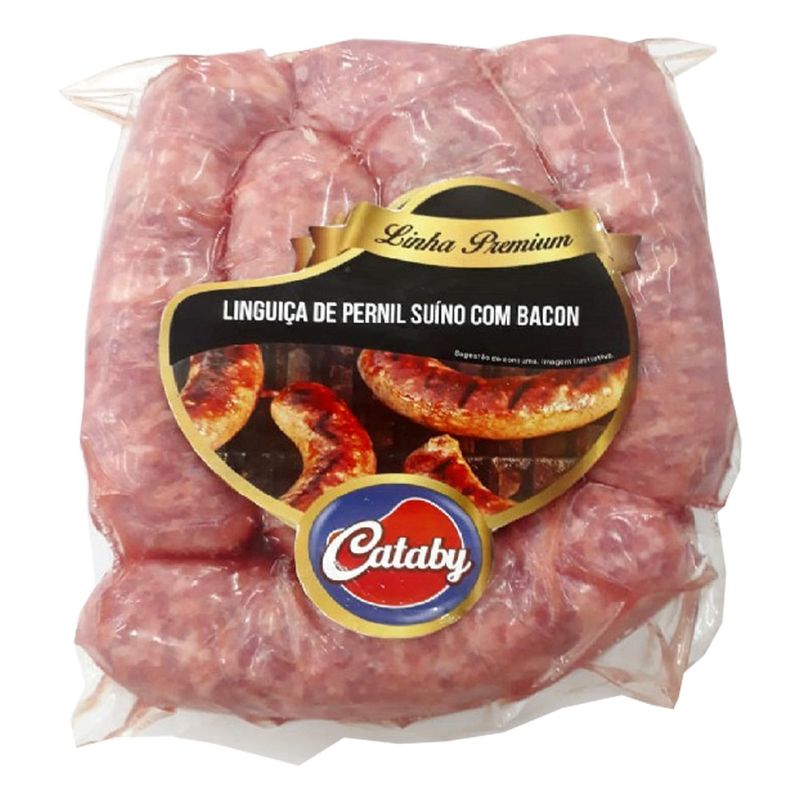 Linguiça Pernil Cataby 500g Com Bacon (7898565153476)