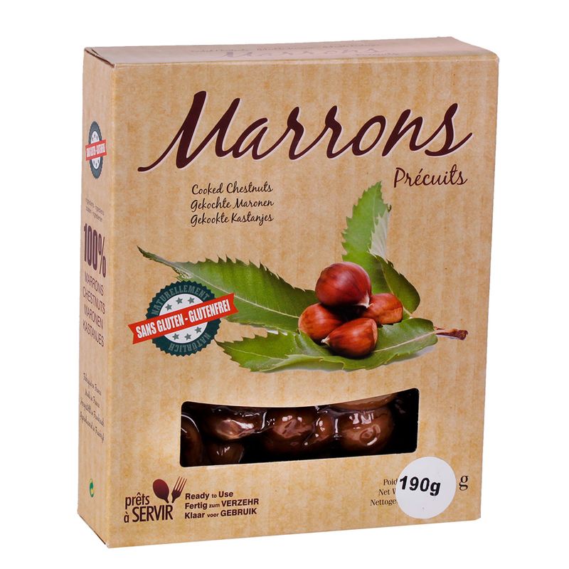 Castanha Portuguesa Pré Cozida Vácuo 190g (3760032460070)