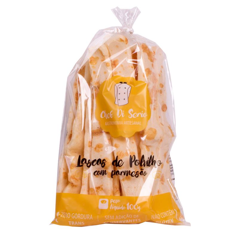 Lascas Polvilho Chef Di Sério Parmesão 100g (7898960196016)