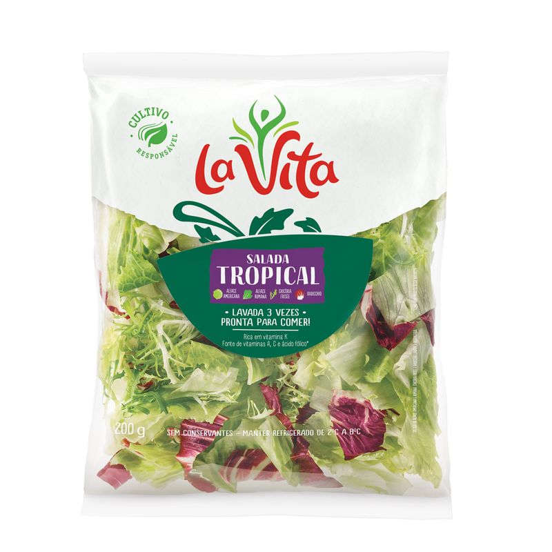 Salada Tropical La Vita Pacote 200g (7898904845840)