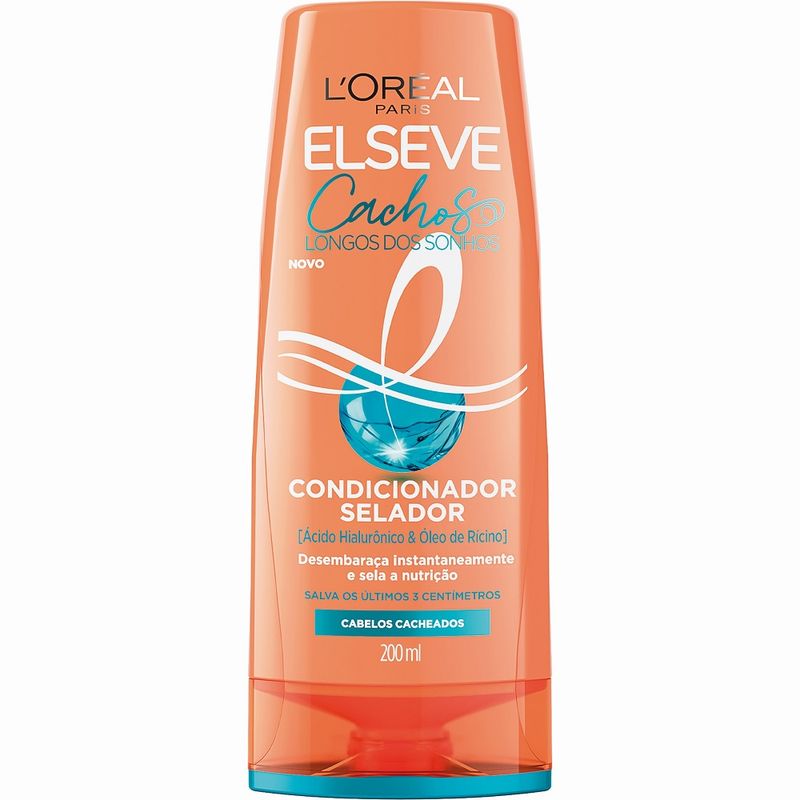 Condicionador Selador L'Oréal Paris Elseve Cachos Longos dos Sonhos, 200ml (7899706197564)