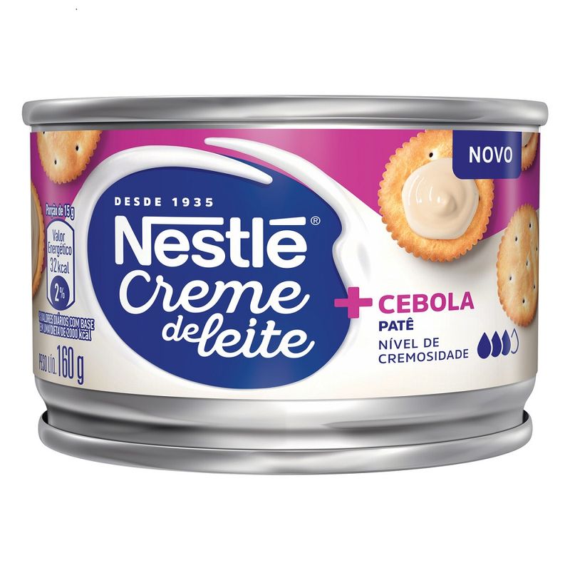 Creme Leite Nestle 160g Lata Patê Cebola (7891000316894)