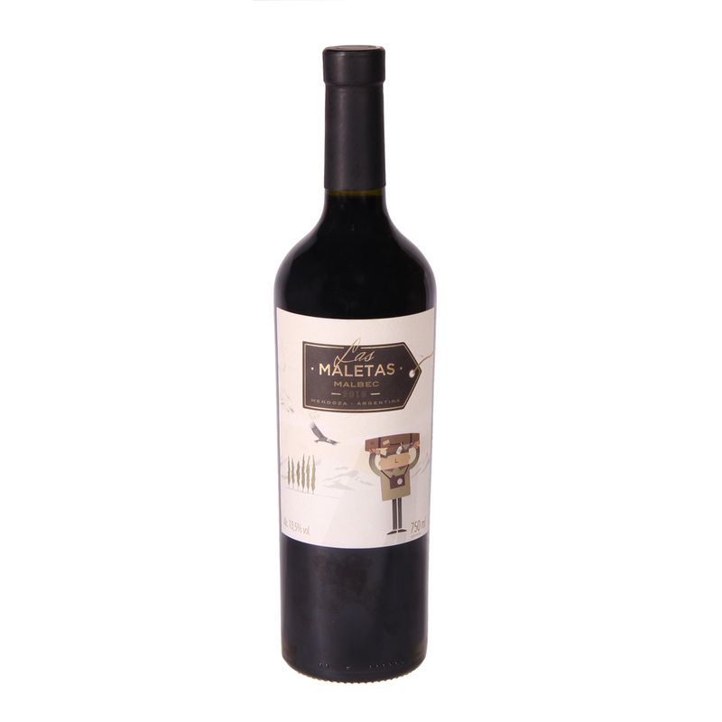 Vinho Argentino Las Maletas Tinto Malbec 750ml (7790762053149)