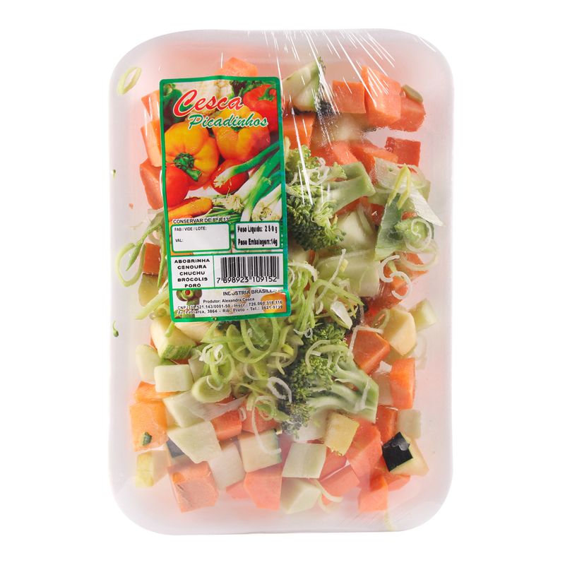 Mandioquinha Abobrinha Chuchu Cenoura Vagem Cesca 250g (7898923109152)