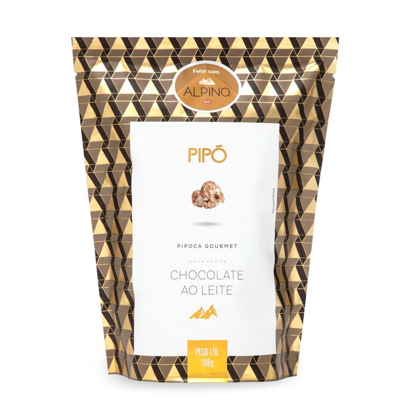 Pipoca Doce Pipo Chocolate Leite 100g (7898953538465)