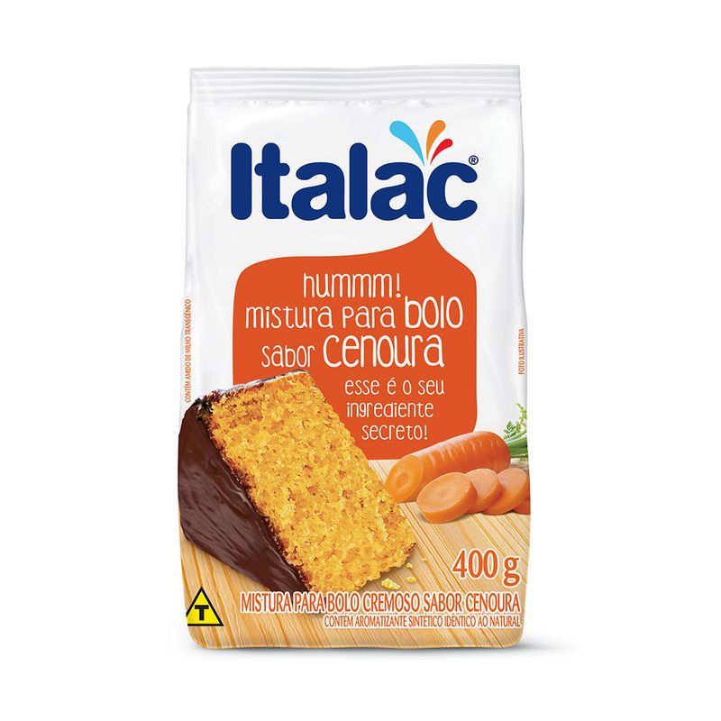 Mistura Bolo Italac Cenoura 400g (7898080642165)