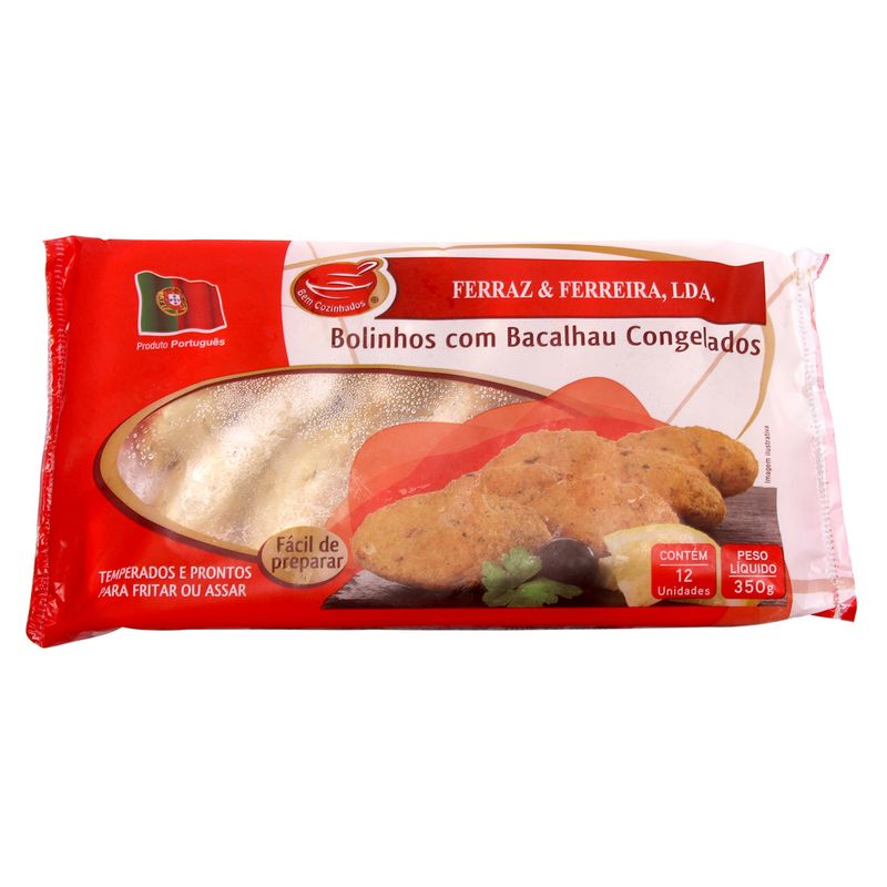 Bolinho de bacalhau Ferraz Ferreira 350g (5601502501740)