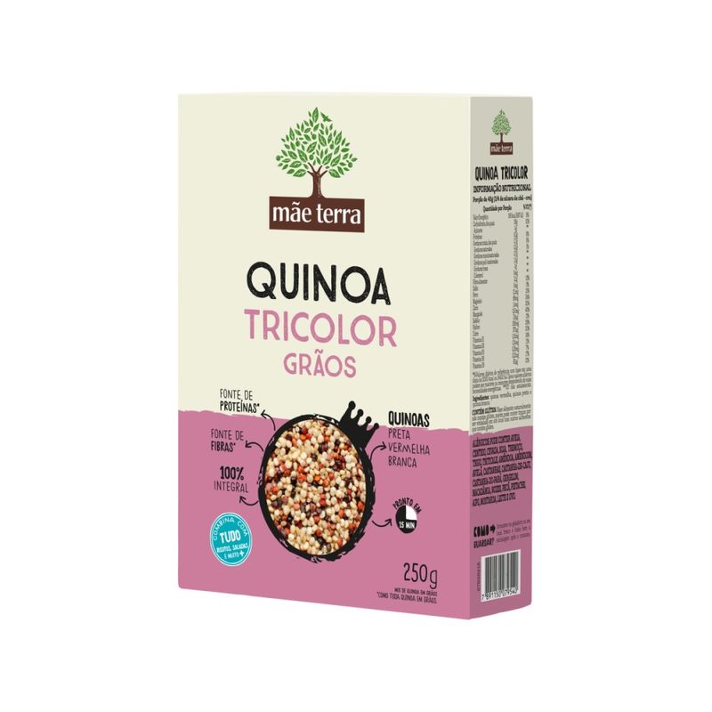 Quinoa Mãe Terra 250g Grãos (7891150079540)