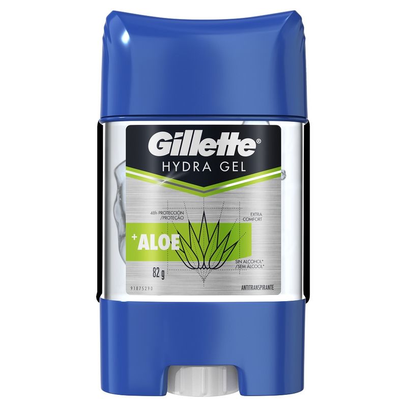 Desodorante Stick Gillette 82g Hydra Gel (7500435140591)